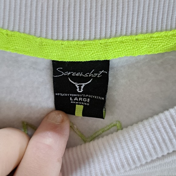 Screenshotbrand Mens Urban Hip Hop Premium Fleece Sweatshirt Sz Large - Picture 8 of 15